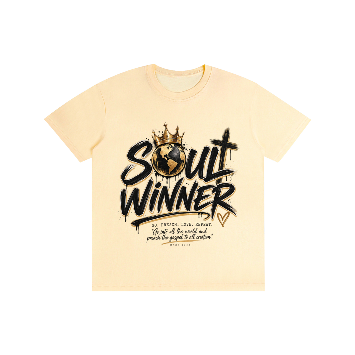 Pure Cotton Unisex T-Shirt Soul winner