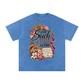 Snow Washed Oversized Cotton T-Shirt Esther 4:14