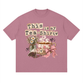 Streetwear Loose Drop Shoulder T-Shirt Teashirt typography