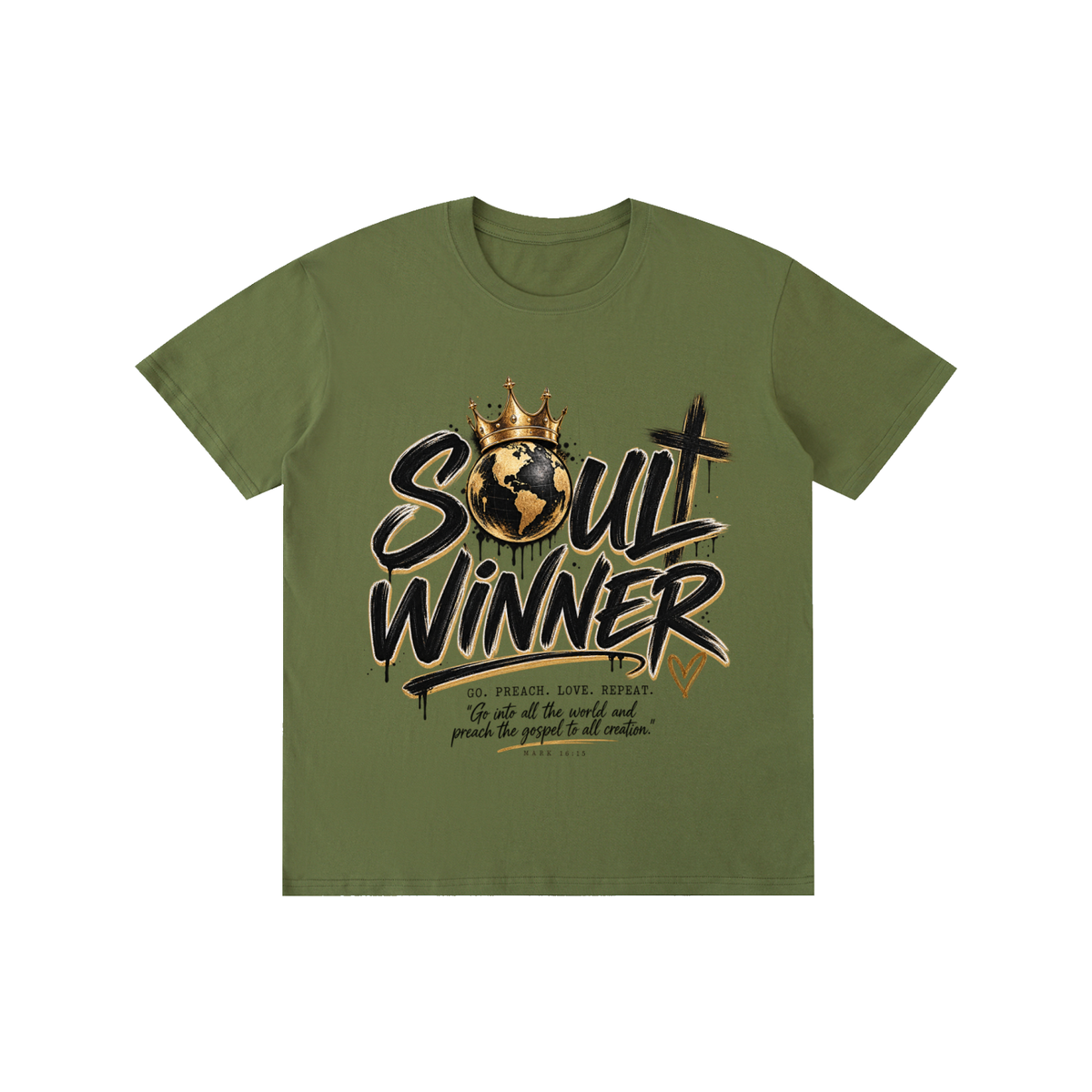 Pure Cotton Unisex T-Shirt Soul winner