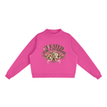 Essential Fleece Mock-Neck Crew Sweatshirt