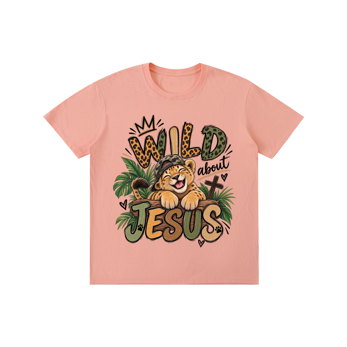 Pure Cotton Unisex T-Shirt Wild about Jesus