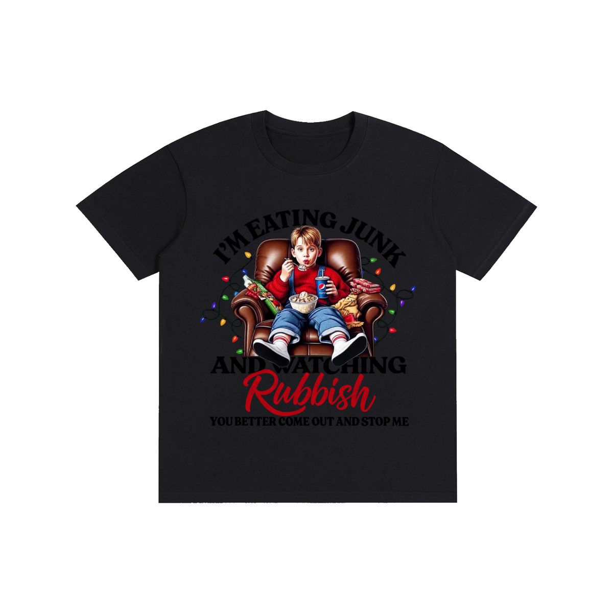 Pure Cotton Unisex T-Shirt home alone