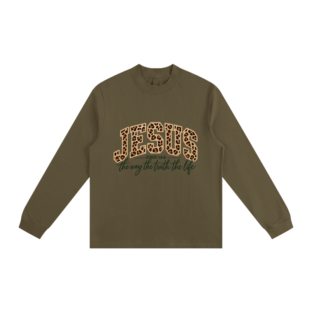 Essential Non-Shrink Mock Neck Sweatshirt