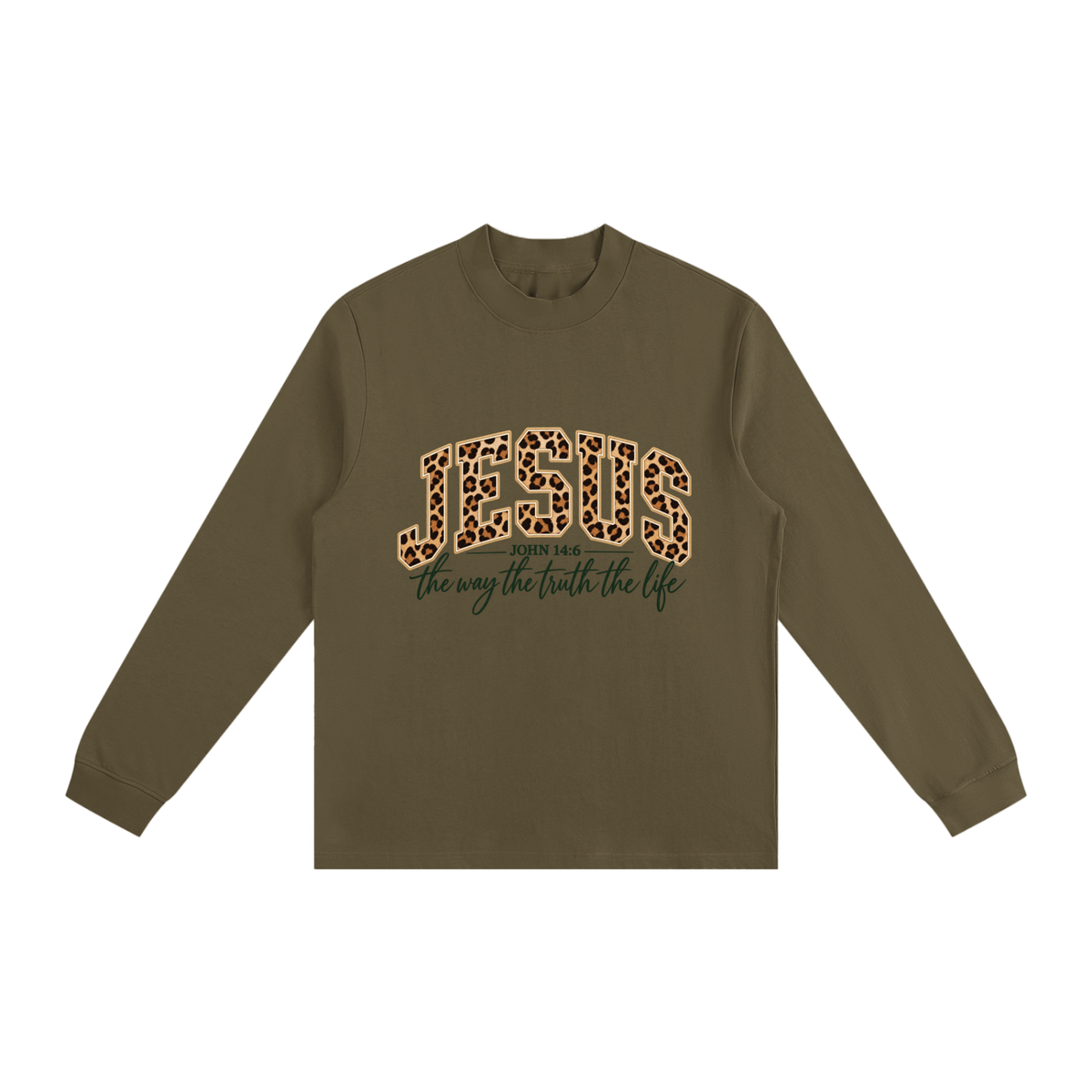 Essential Non-Shrink Mock Neck Sweatshirt