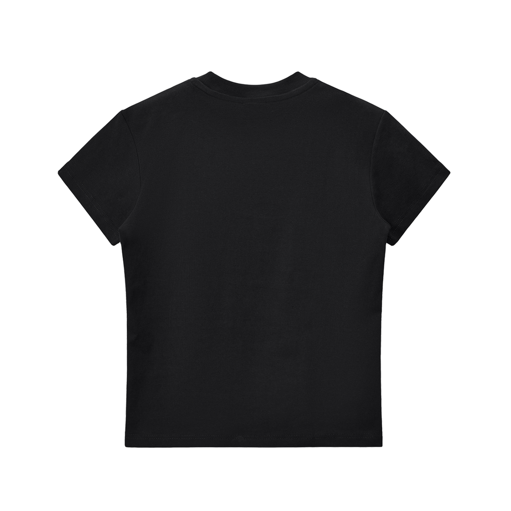 Essential Bodycon Crewneck T-Shirt border collie mom tattoo