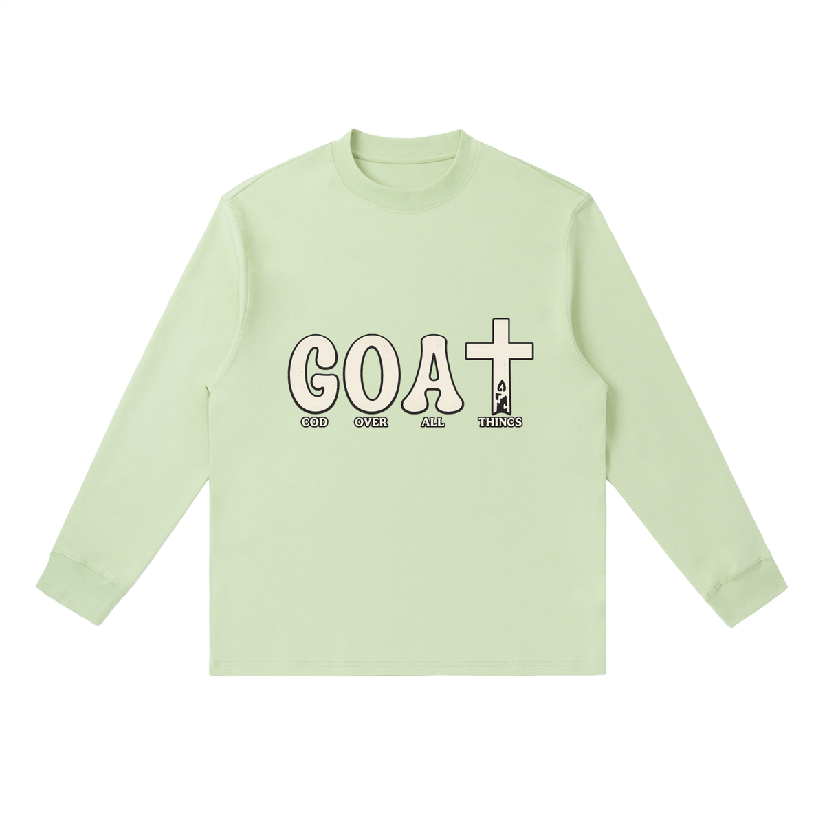 Essential Crewneck Long-Sleeve T-Shirt GOAT