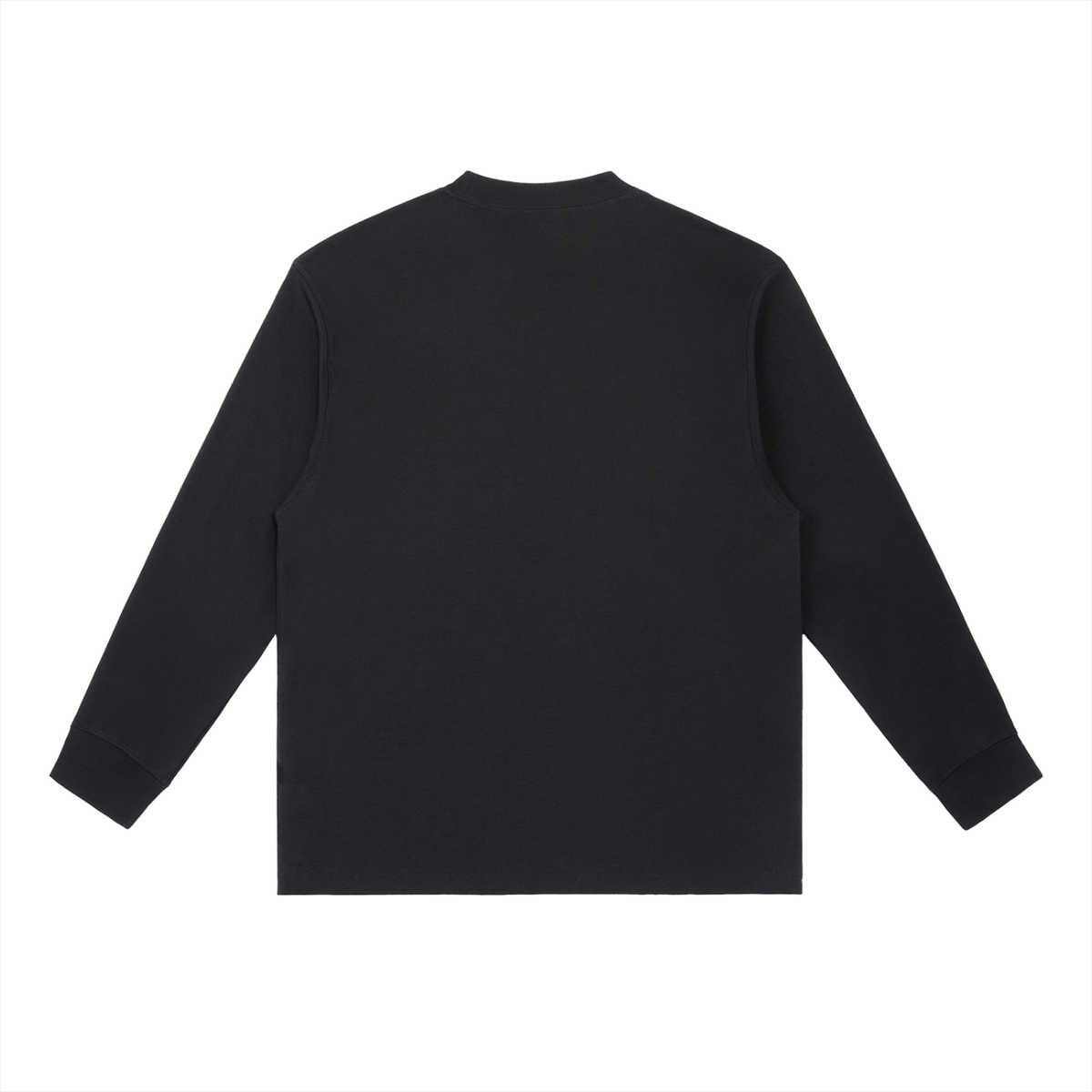 Essential Crewneck Long-Sleeve T-Shirt Tulips in newspaper