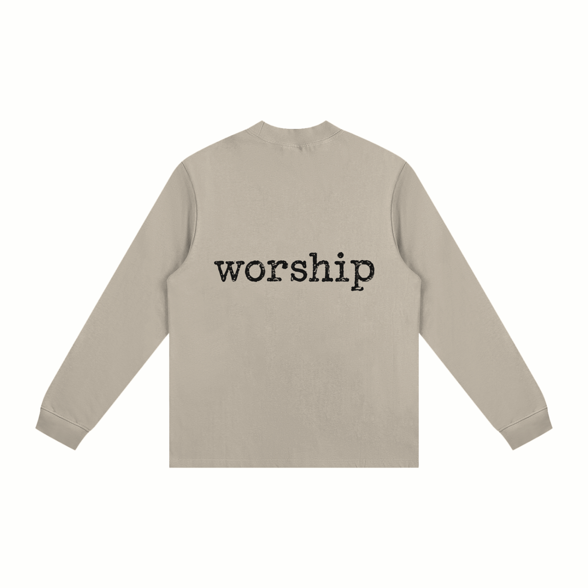 Essential Non-Shrink Mock Neck Sweatshirt Praise and worship