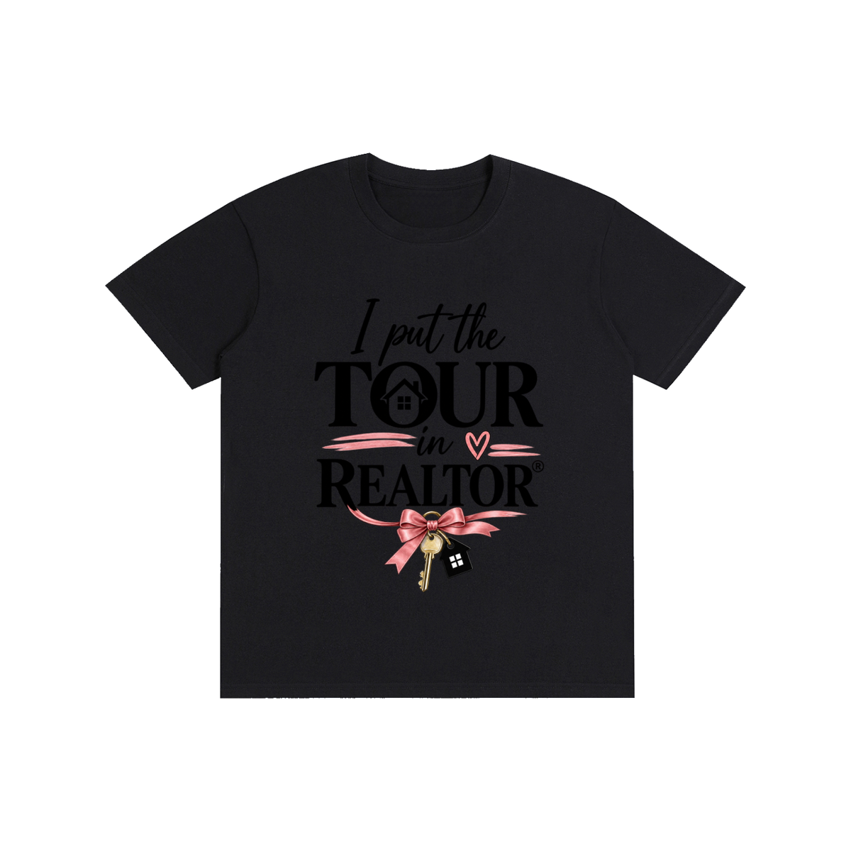 Pure Cotton Unisex T-Shirt I put the tour in REALATOUR