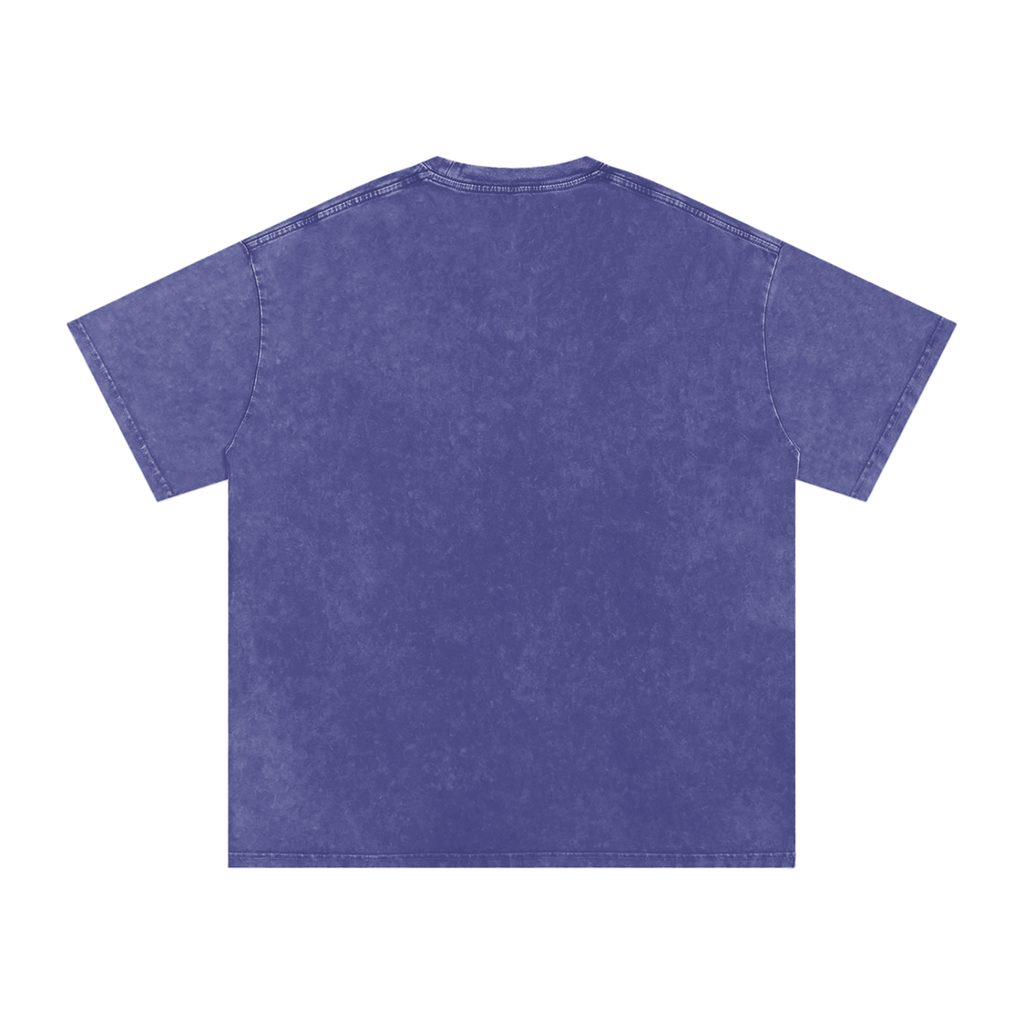 Snow Washed Oversized Cotton T-Shirt Go Make disciples