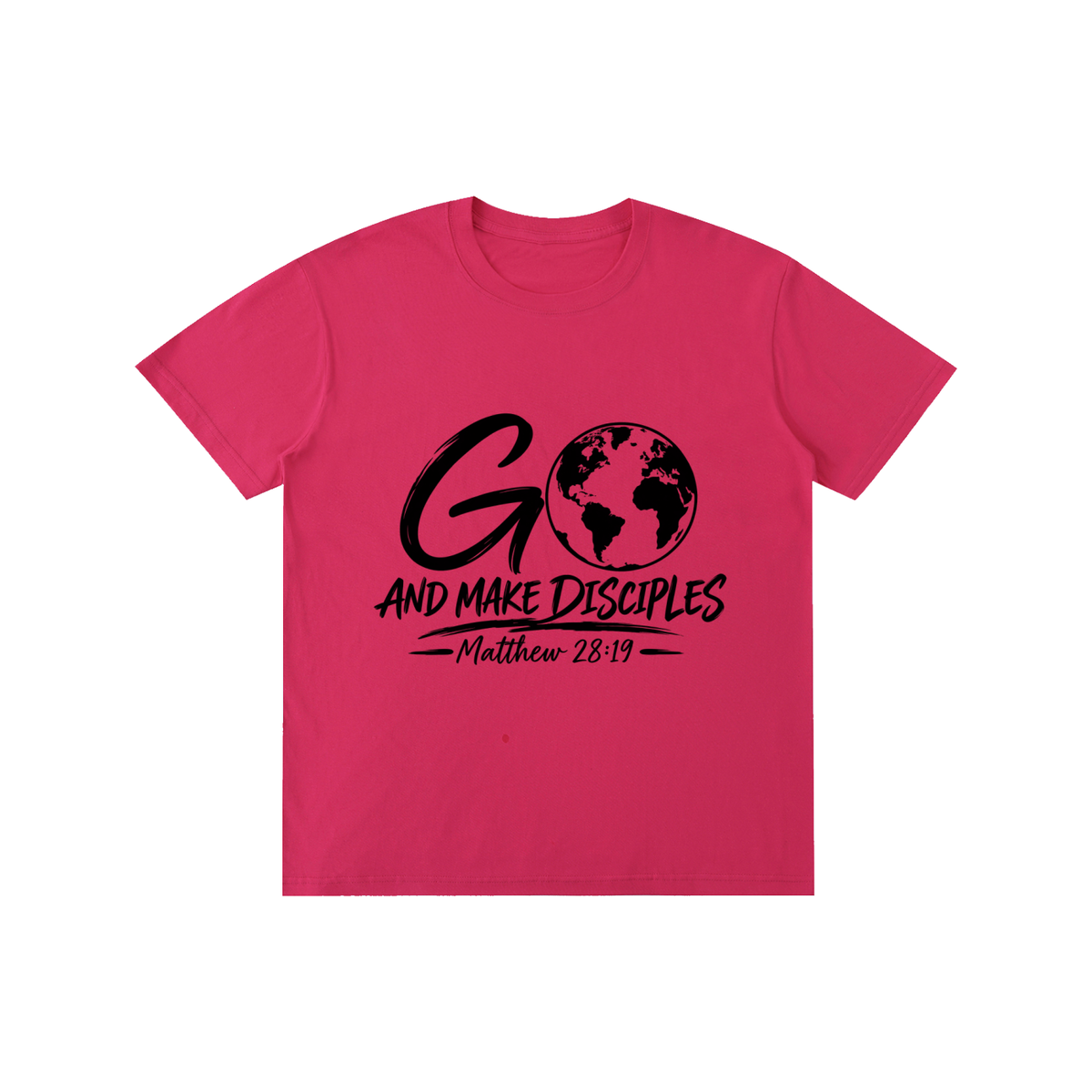 Pure Cotton Unisex T-Shirt Go and make disciples