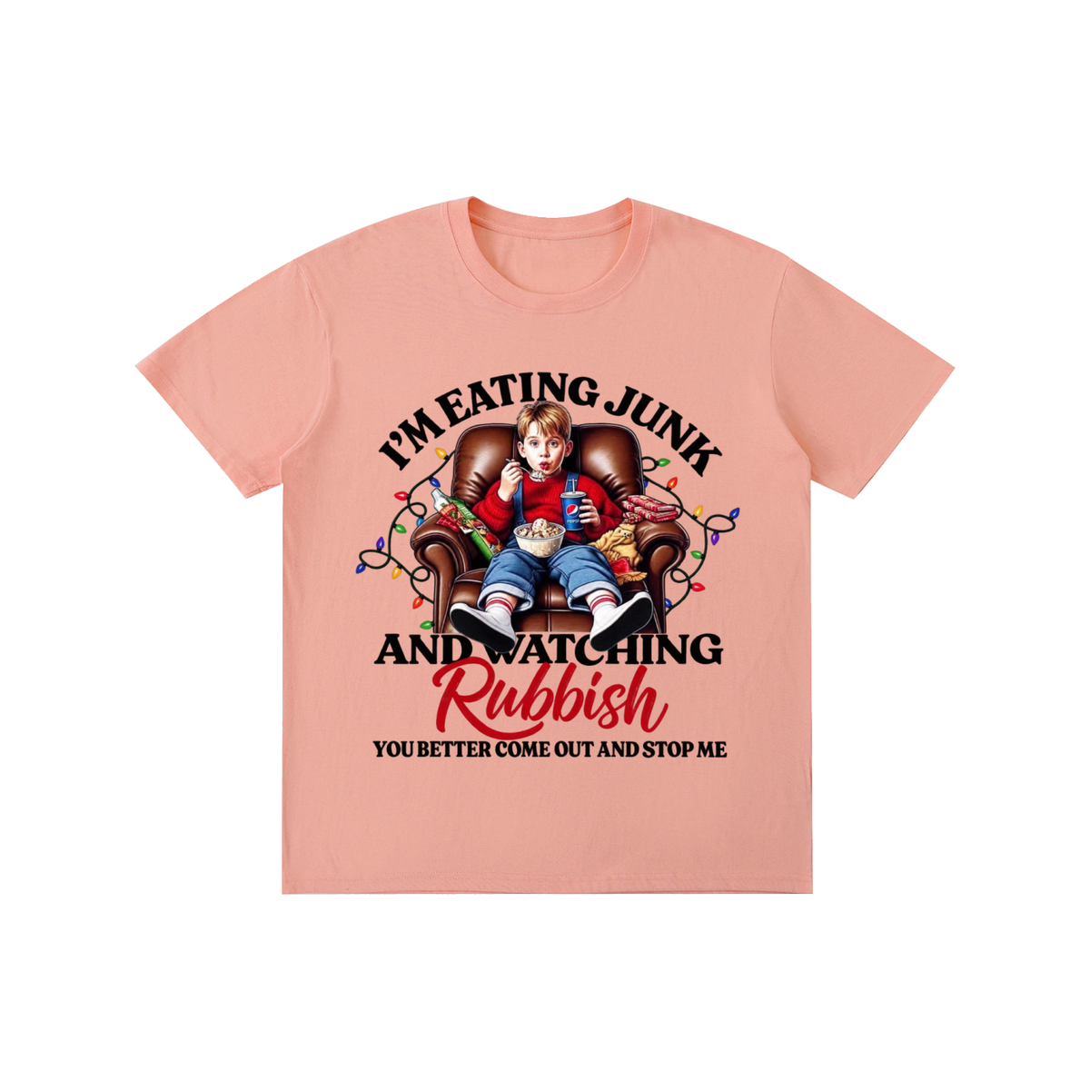 Pure Cotton Unisex T-Shirt home alone