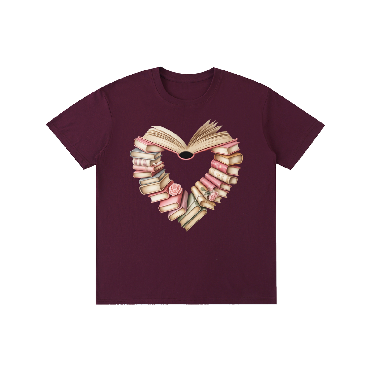 Pure Cotton Unisex T-Shirt heartbooks