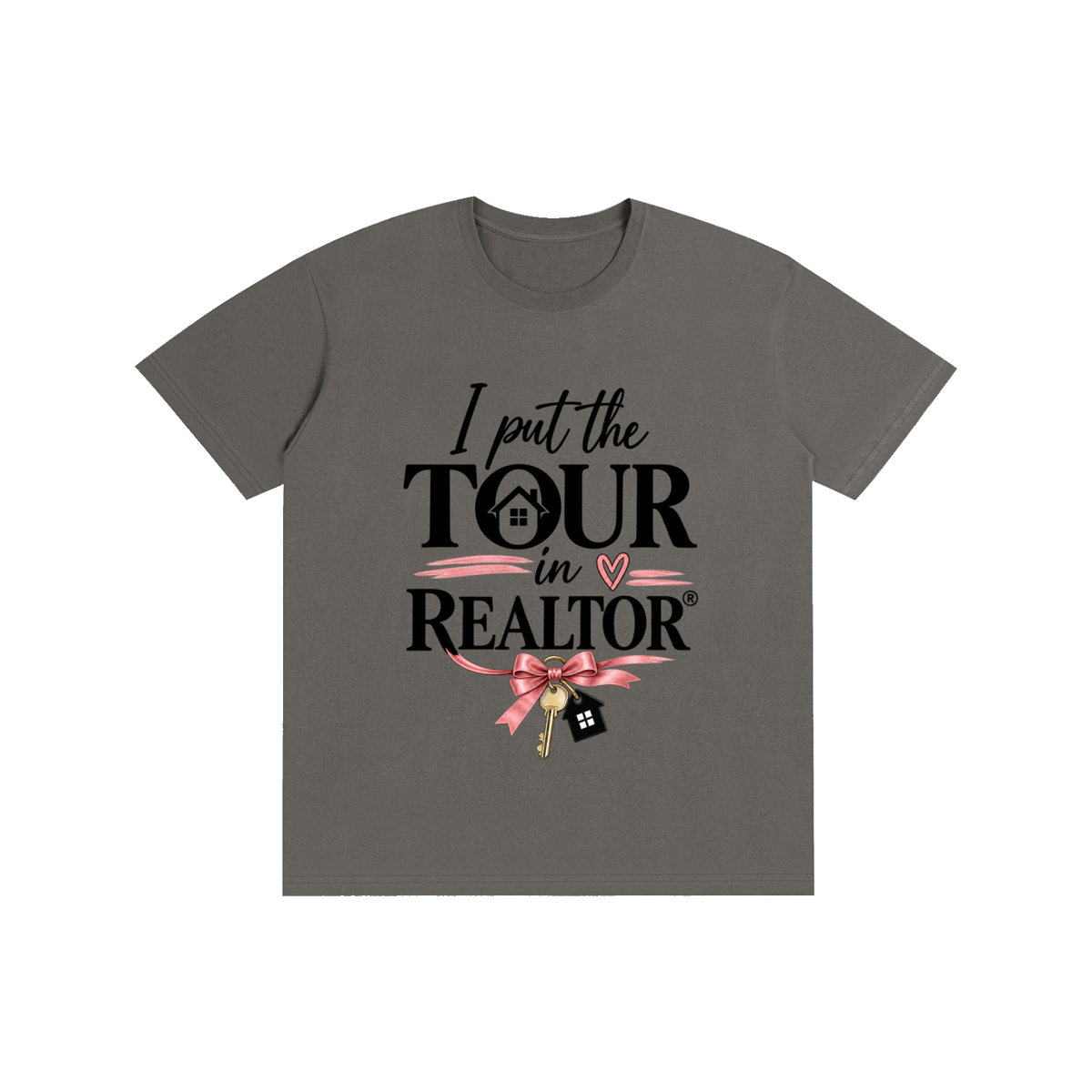 Pure Cotton Unisex T-Shirt I put the tour in REALATOUR