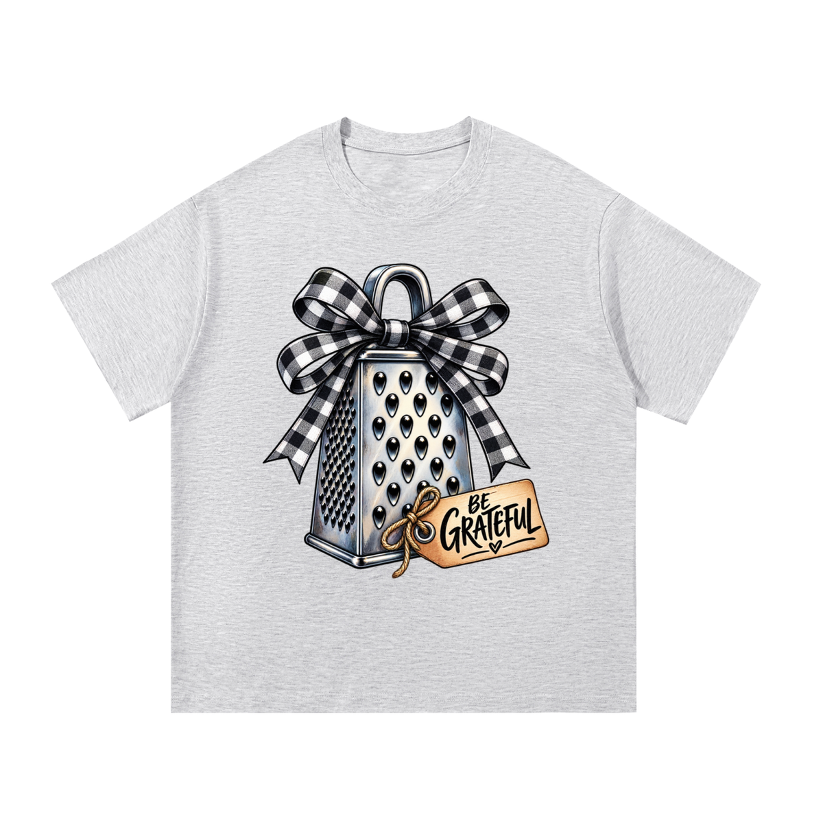 Essential Cotton T-Shirt Be grateful