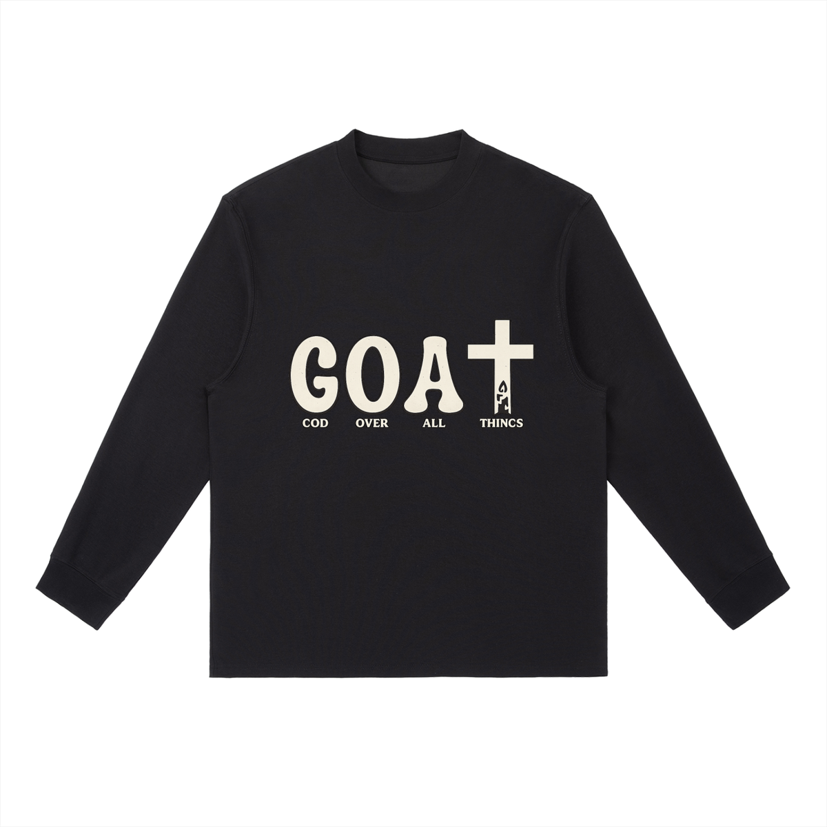 Essential Crewneck Long-Sleeve T-Shirt GOAT