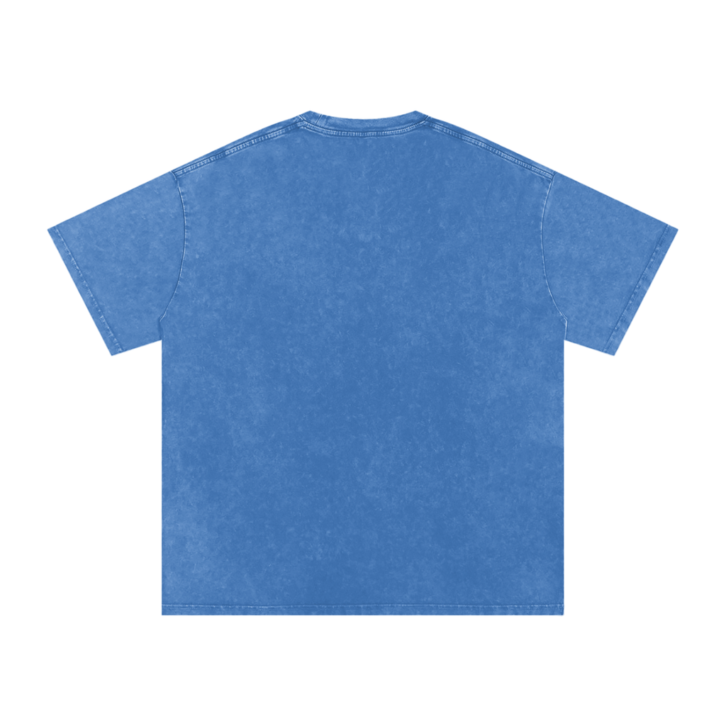 Snow Washed Oversized Cotton T-Shirt Go Make disciples
