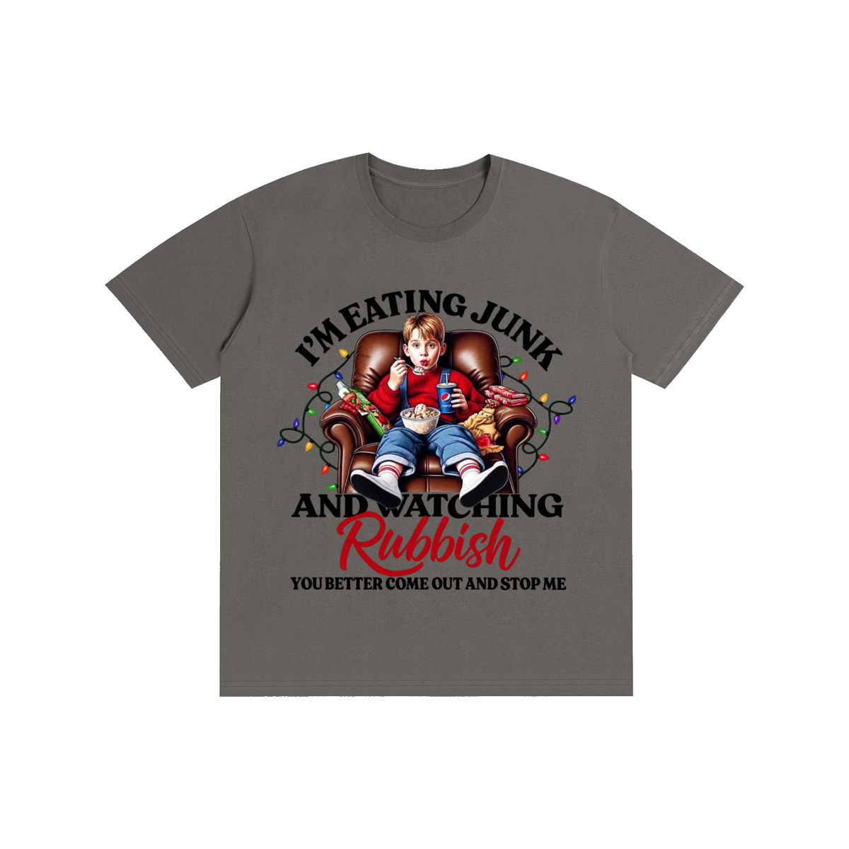 Pure Cotton Unisex T-Shirt home alone