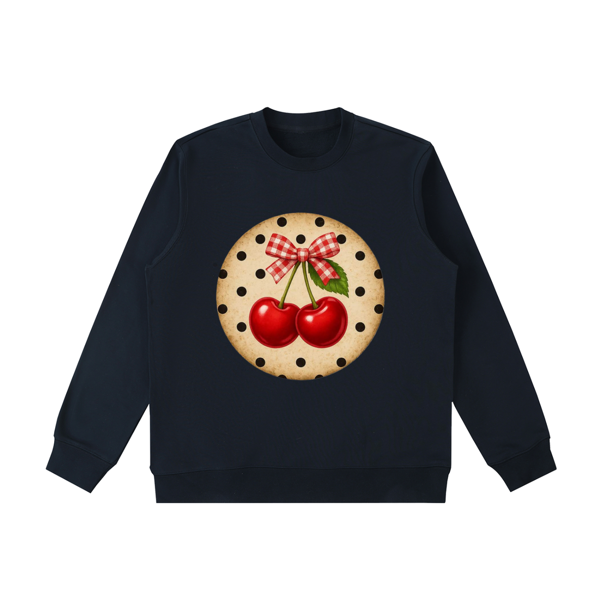 Essential Heavyweight Crewneck  Sweatshirt cherry vintage
