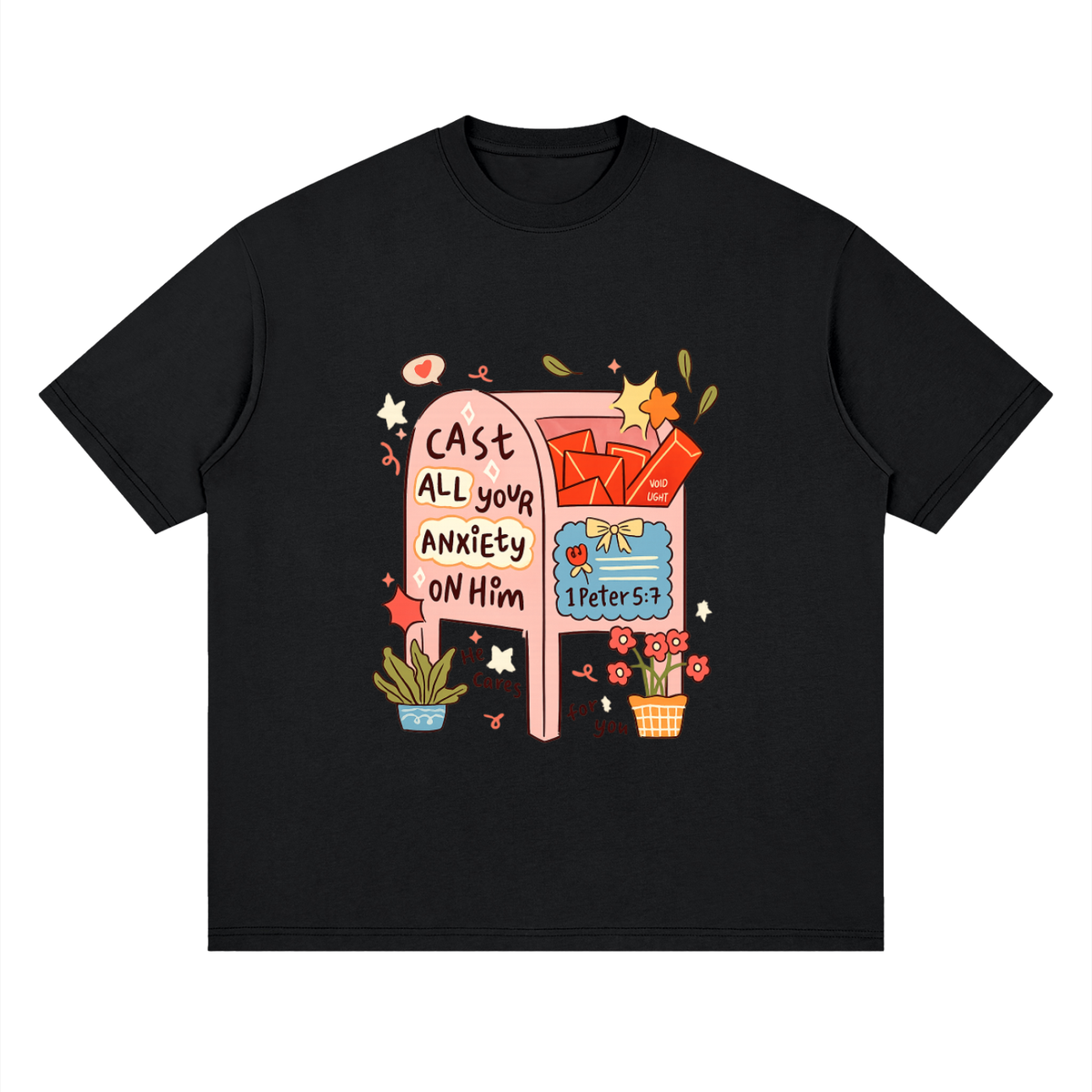 Streetwear Loose Drop Shoulder T-Shirt