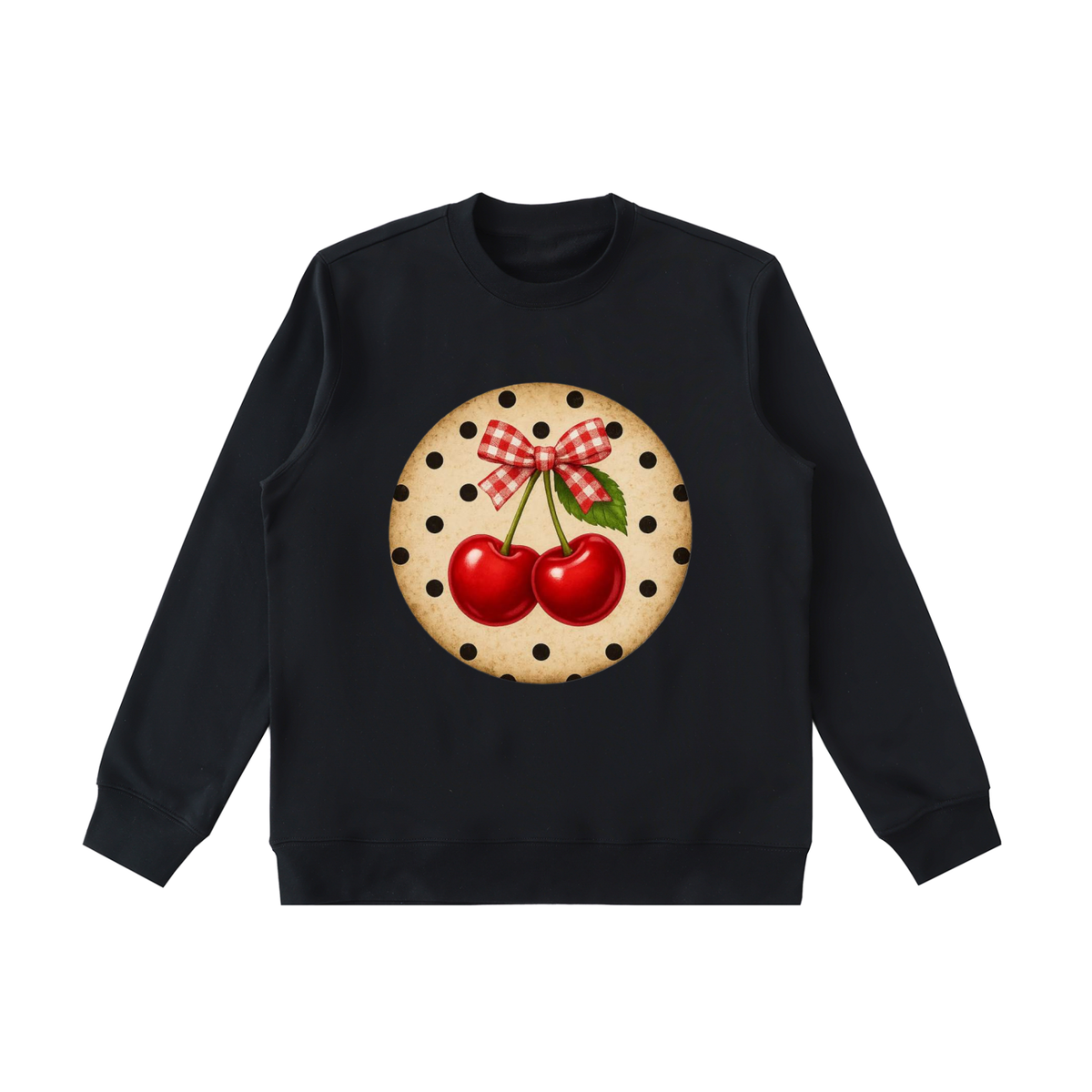 Essential Heavyweight Crewneck  Sweatshirt cherry vintage