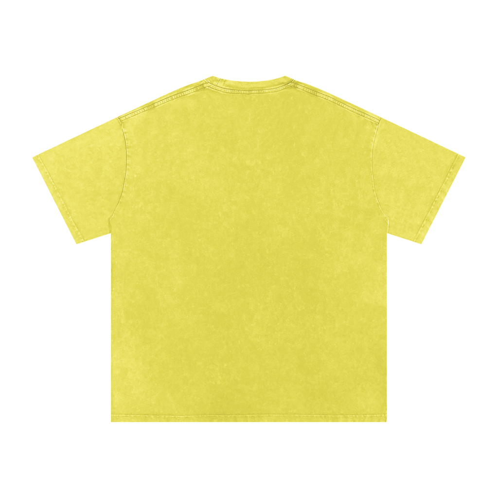 Snow Washed Oversized Cotton T-Shirt Go Make disciples