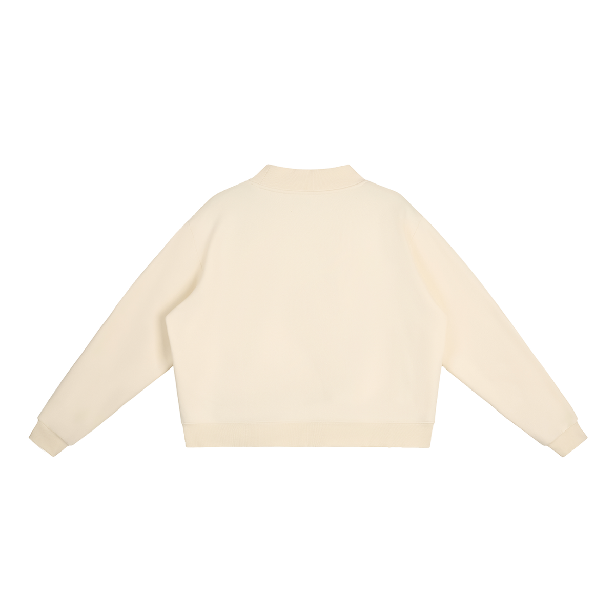 Essential Fleece Mock-Neck Crew Sweatshirt I can do all things through Christ