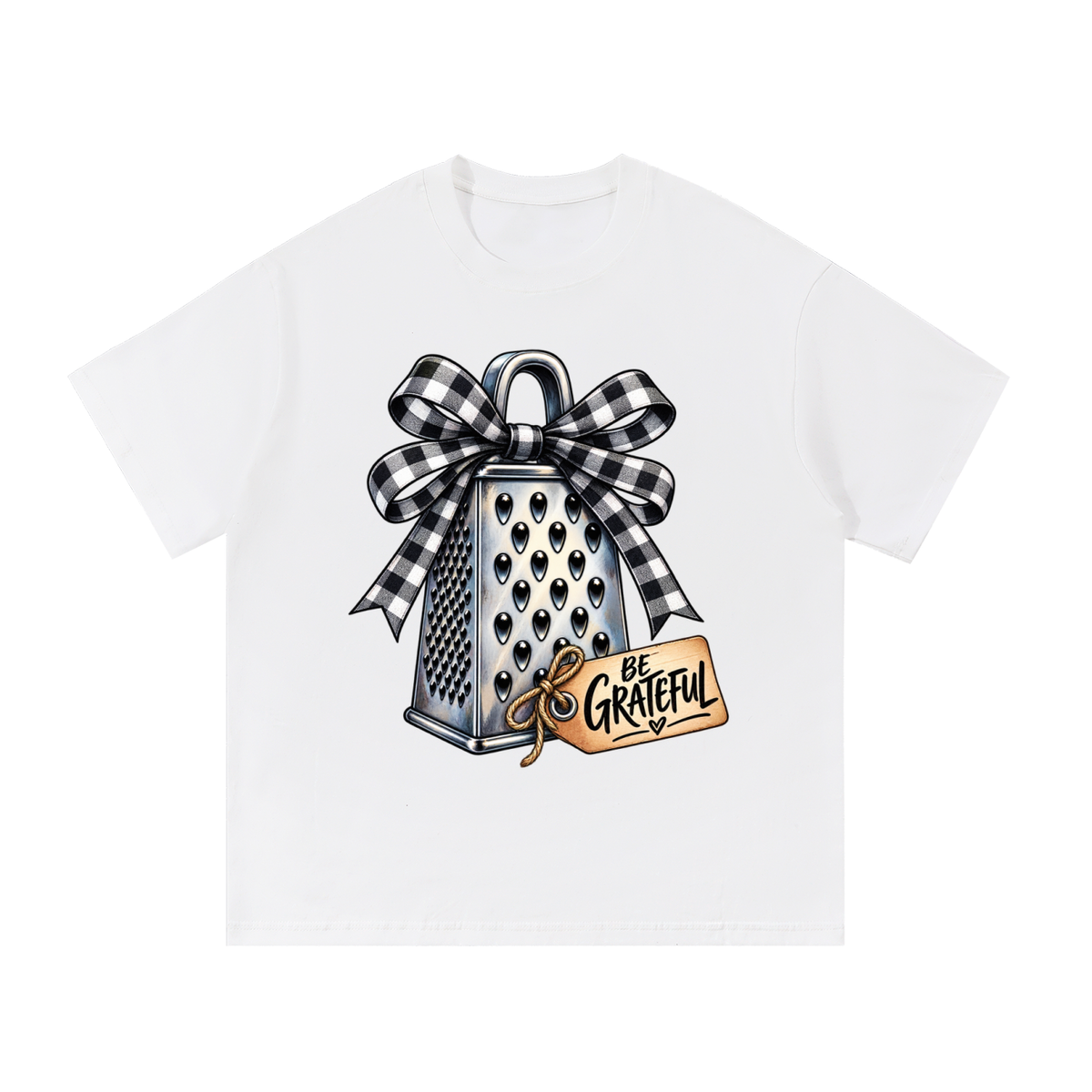 Essential Cotton T-Shirt Be grateful