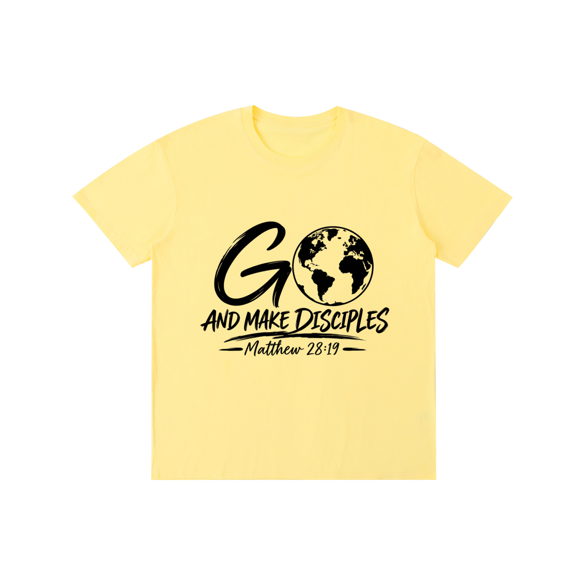 Pure Cotton Unisex T-Shirt Go and make disciples