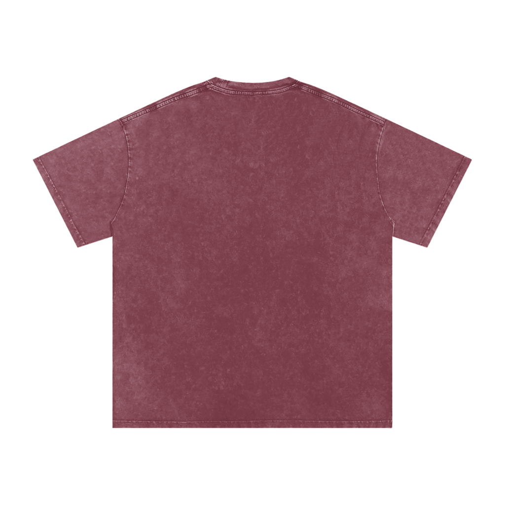 Snow Washed Oversized Cotton T-Shirt Go Make disciples