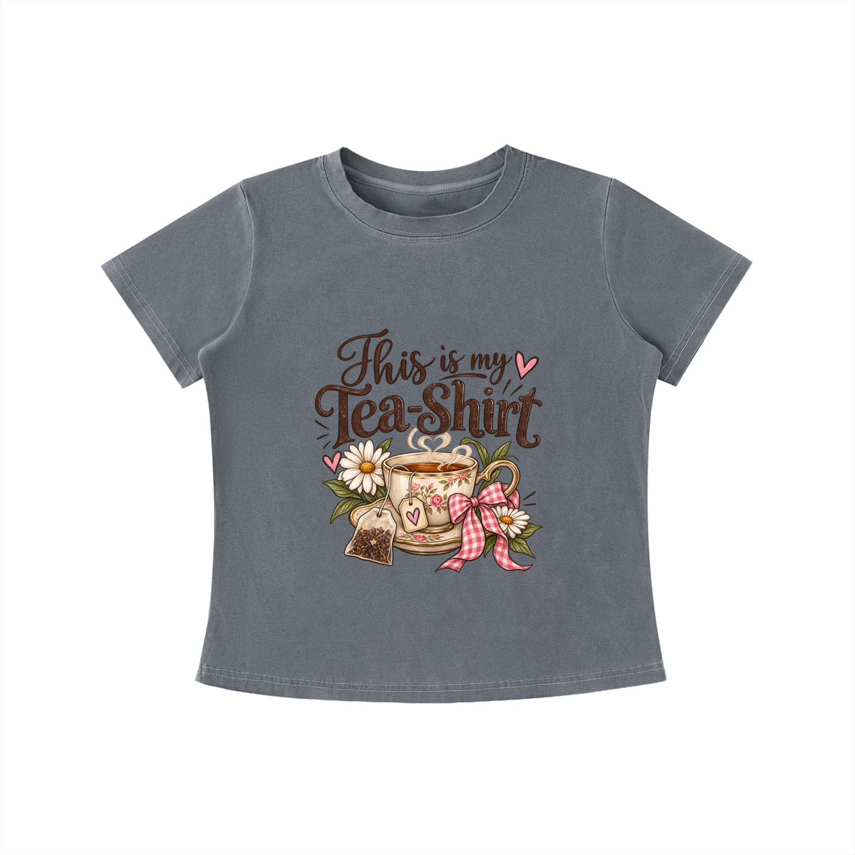 Vintage Wash Slim Fit T-shirt Teashirt