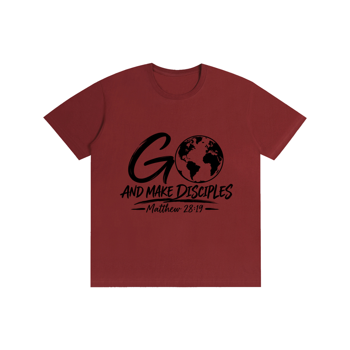 Pure Cotton Unisex T-Shirt Go and make disciples