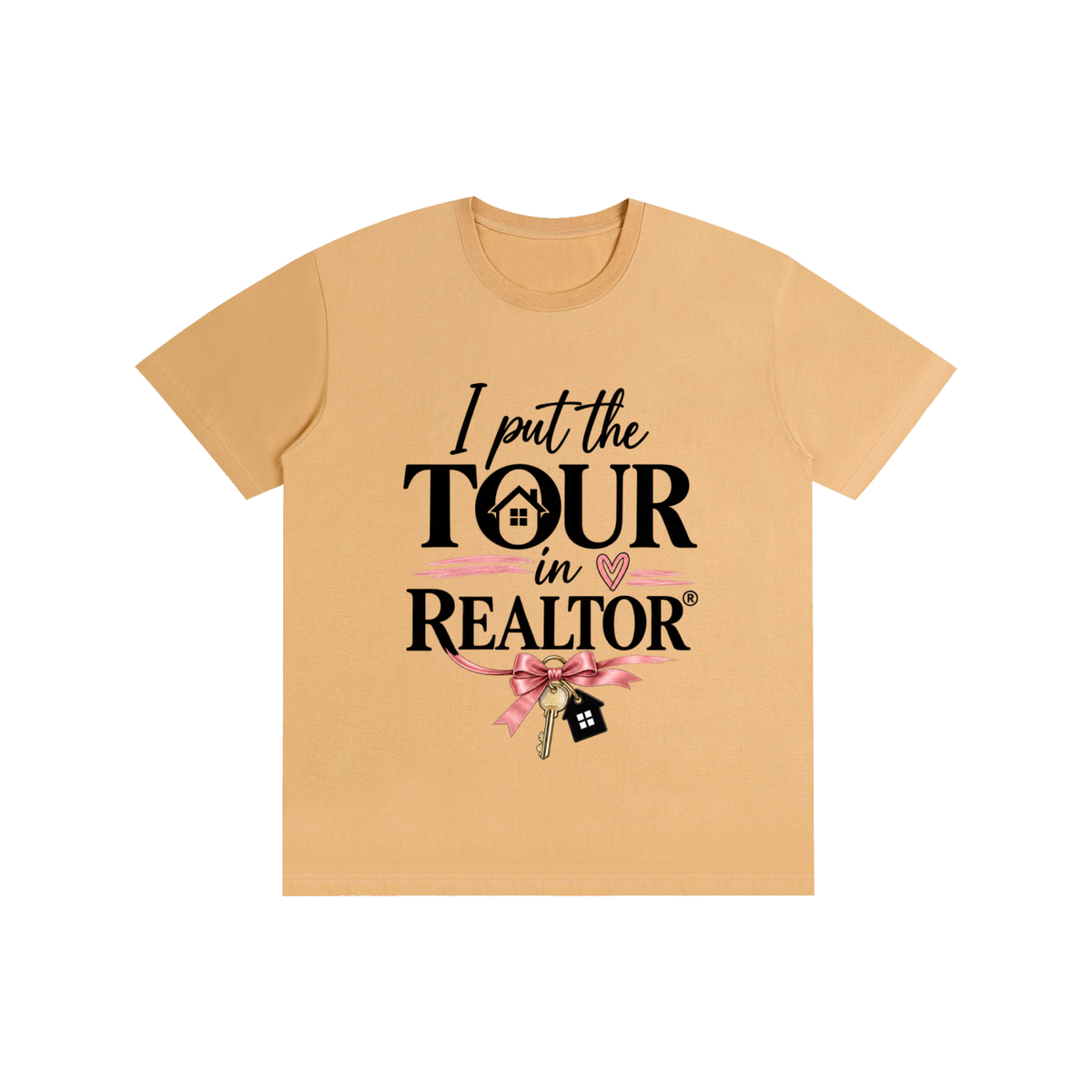 Pure Cotton Unisex T-Shirt I put the tour in REALATOUR