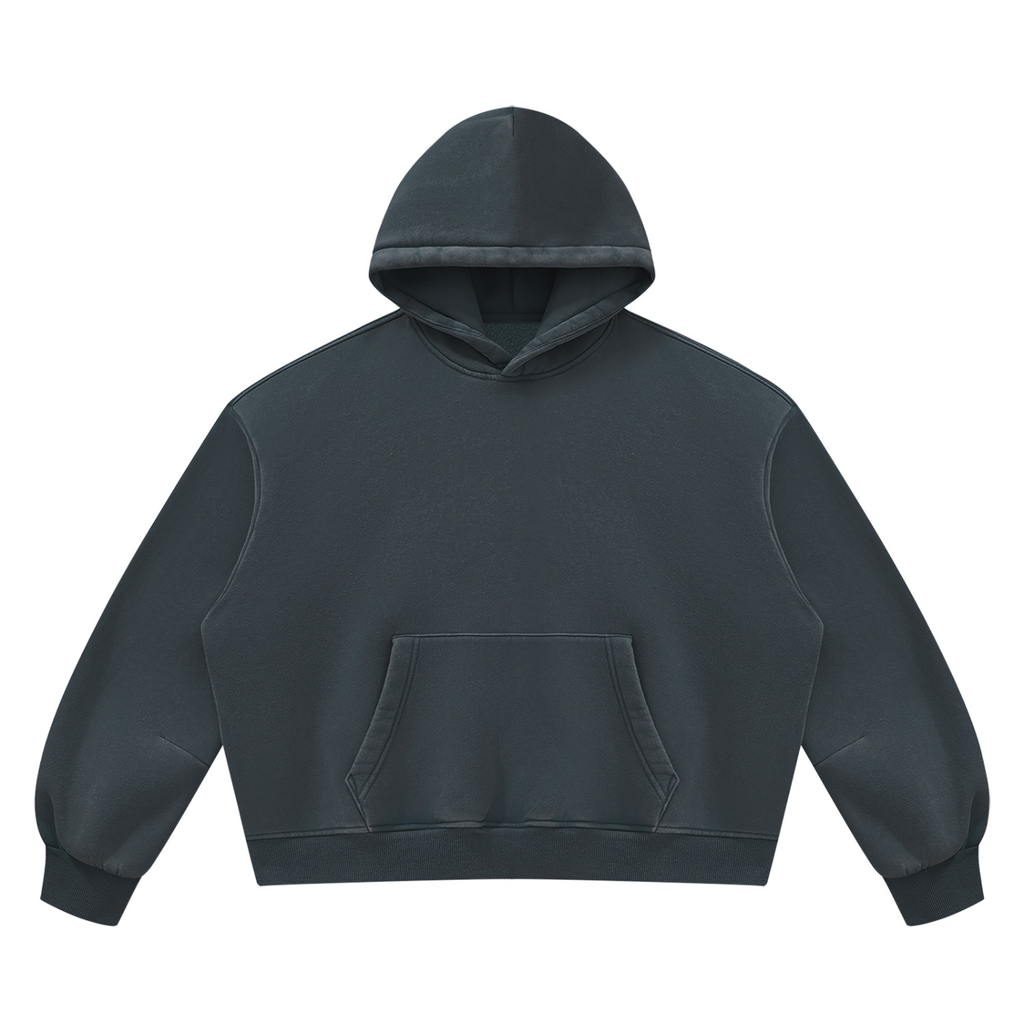 Unisex Vintage Wash Boxy Fleece Hoodie consider
