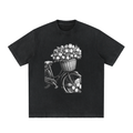 Heavyweight Vintage Washed Frayed T-Shirt