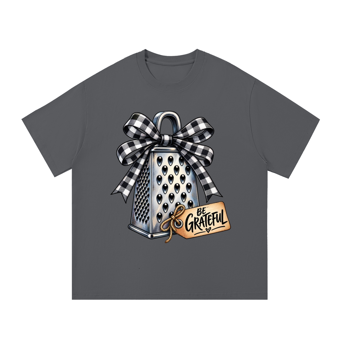 Essential Cotton T-Shirt Be grateful