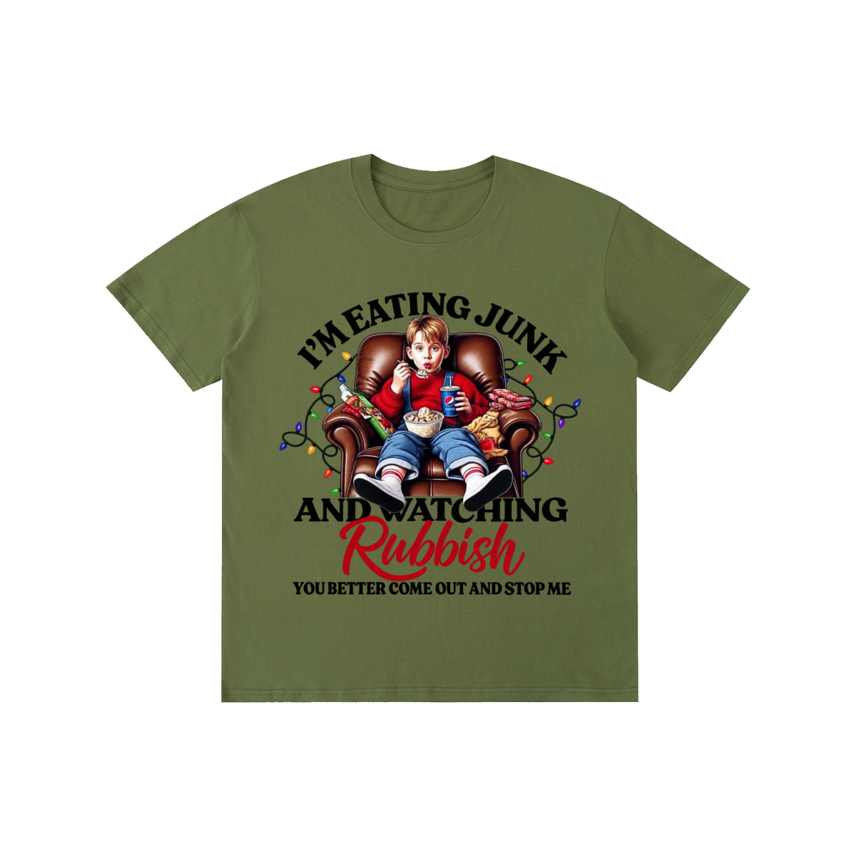 Pure Cotton Unisex T-Shirt home alone