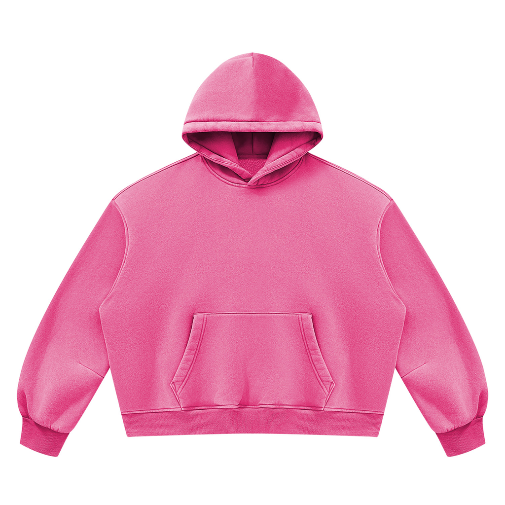 Unisex Vintage Wash Boxy Fleece Hoodie consider