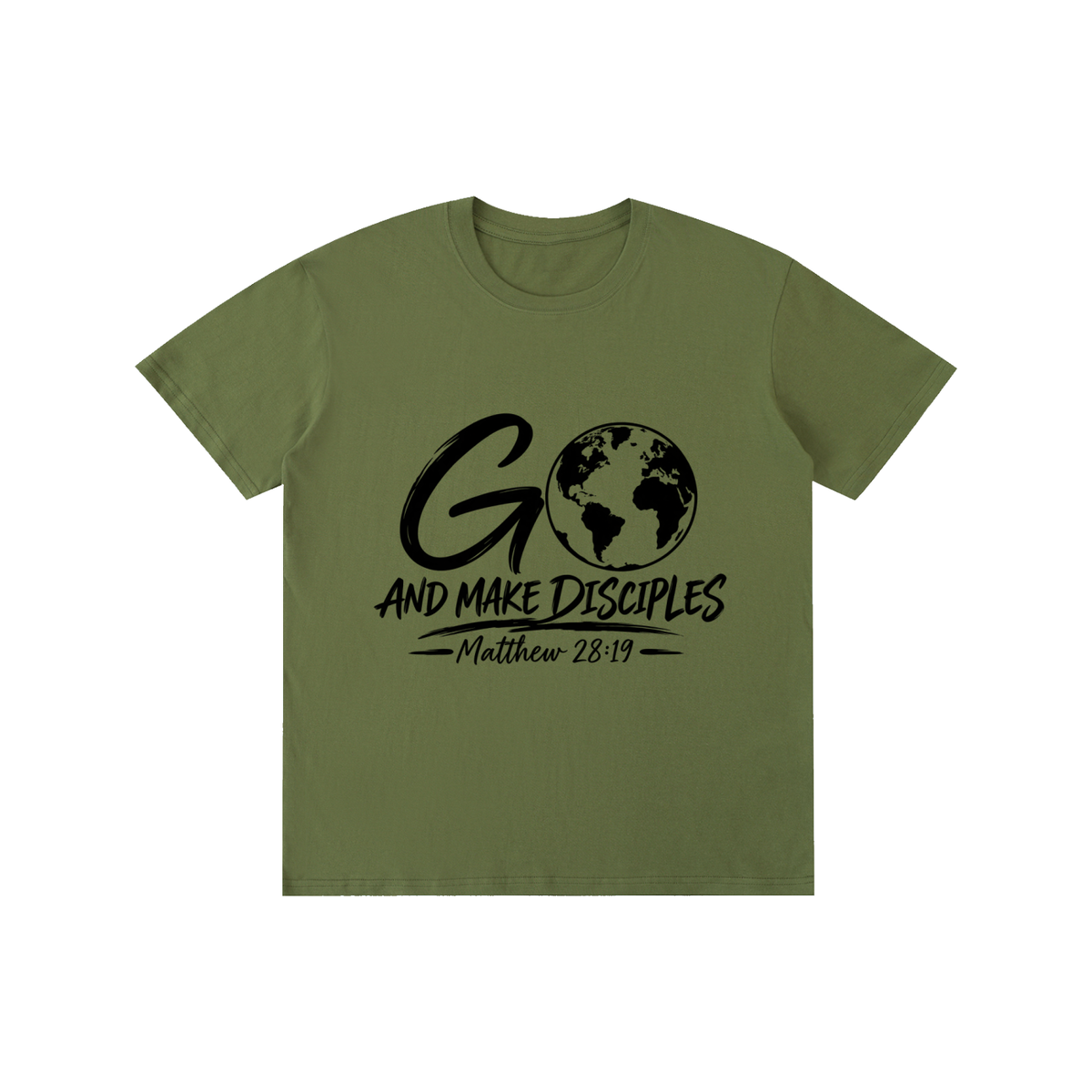 Pure Cotton Unisex T-Shirt Go and make disciples
