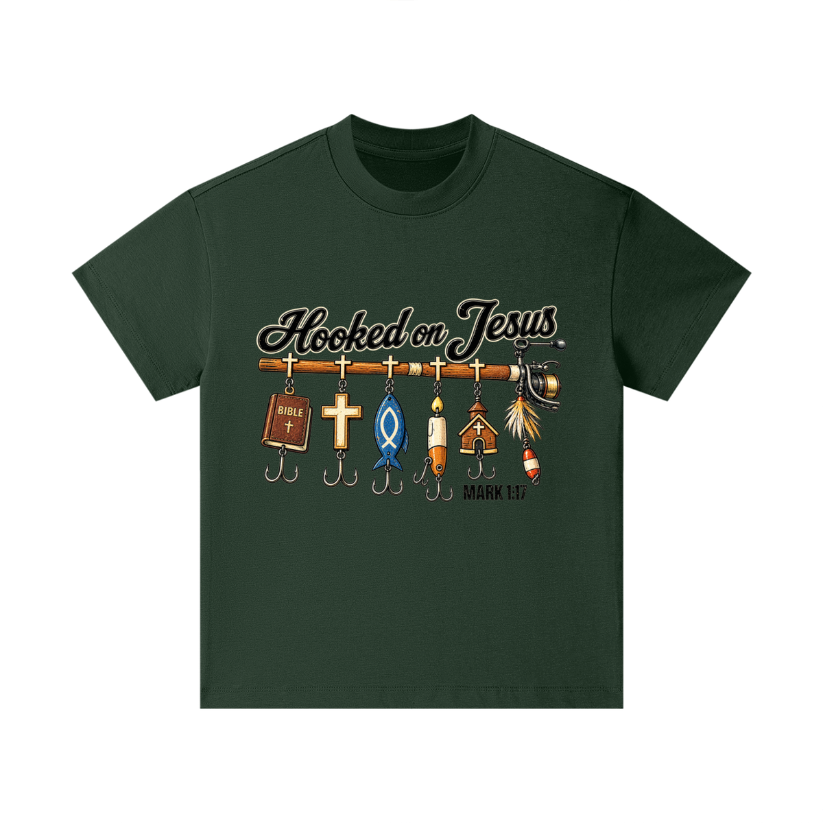 Pure Cotton Essential Kids T-Shirt HookedonJesus