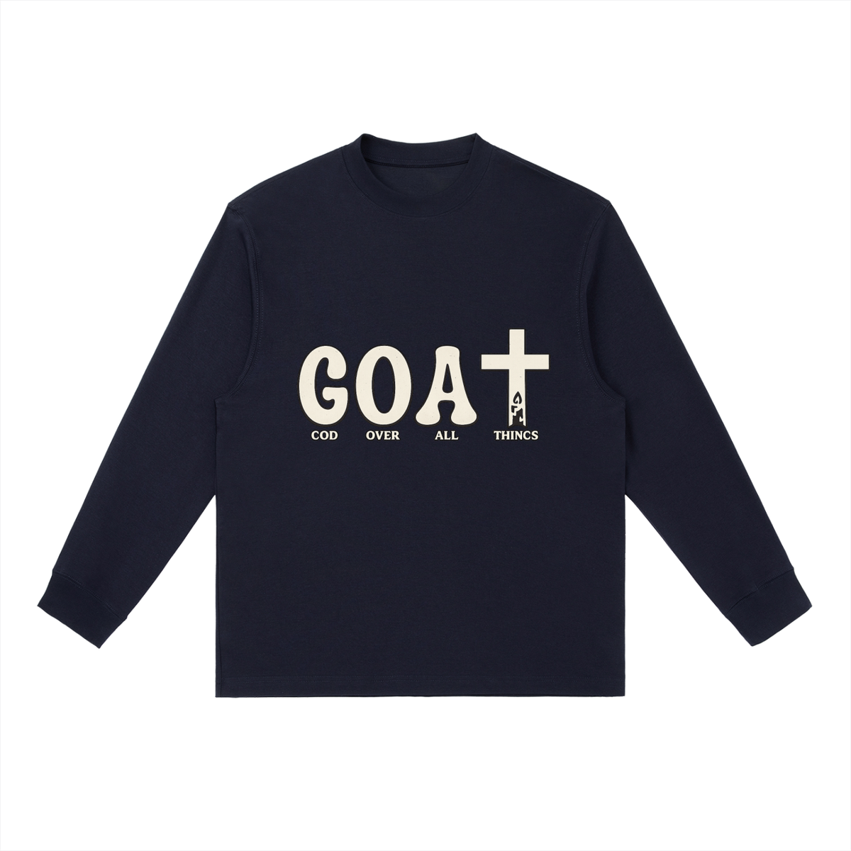 Essential Crewneck Long-Sleeve T-Shirt GOAT