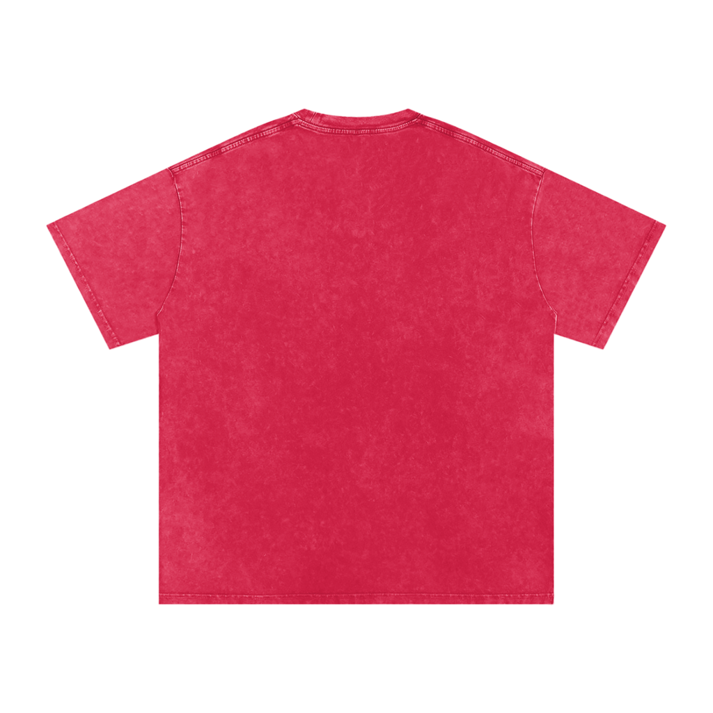 Snow Washed Oversized Cotton T-Shirt Go Make disciples